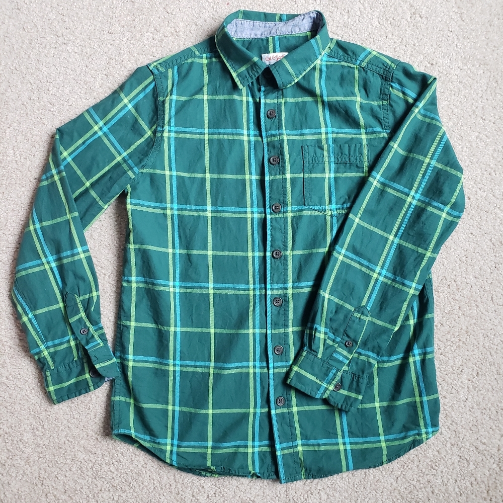 Cat and Jack - Button Front Shirt  Size L